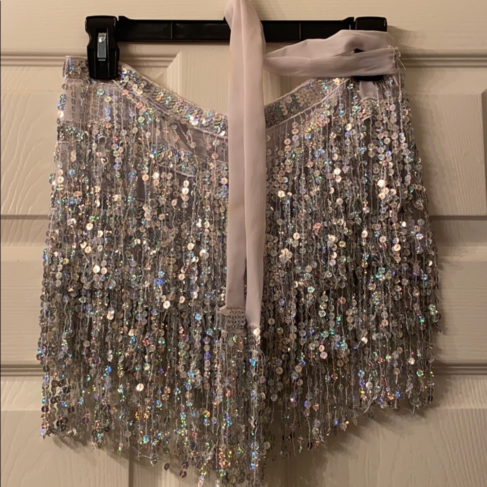 Sequin Cover-Up Skirt